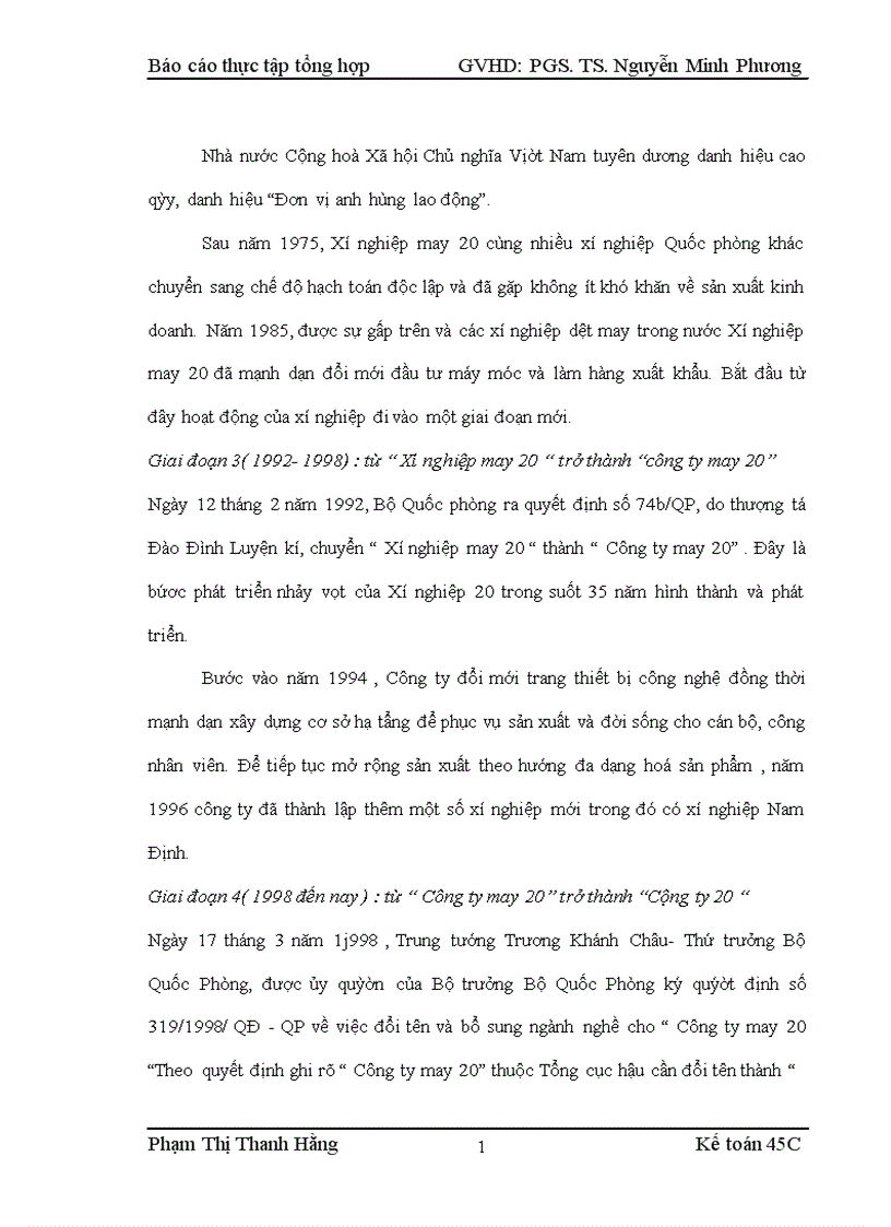 image for page Báo cáo thực tập tổng hợp tại Công ty 20 là một doanh nghiệp nhà nước trực thuôc Tổng cục hậu cần Bộ Quốc phòng