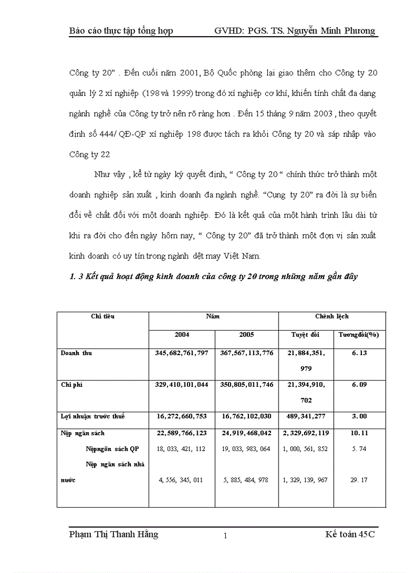 image for page Báo cáo thực tập tổng hợp tại Công ty 20 là một doanh nghiệp nhà nước trực thuôc Tổng cục hậu cần Bộ Quốc phòng