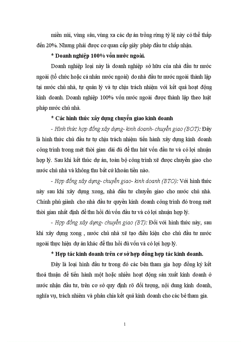 image for page Đầu tư trực tiếp nước ngoài trong ngành Lâm nghiệp Việt Nam những năm 1990 2002 1