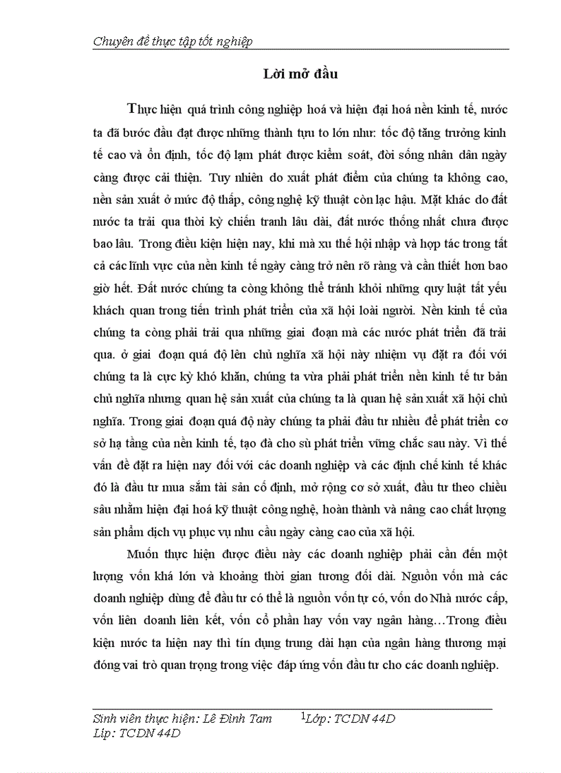 image for page Nâng cao chất lượng tín dụng trung dài hạn tại chi nhánh NHCT Khu công nghiệp Bắc Hà Nội 1