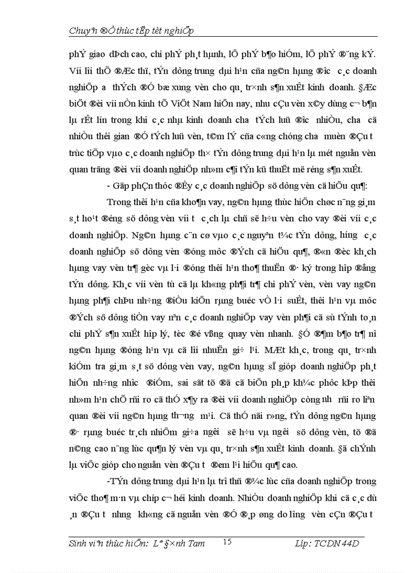 image for page Nâng cao chất lượng tín dụng trung dài hạn tại chi nhánh NHCT Khu công nghiệp Bắc Hà Nội 1