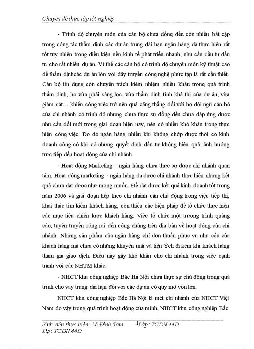 image for page Nâng cao chất lượng tín dụng trung dài hạn tại chi nhánh NHCT Khu công nghiệp Bắc Hà Nội 1