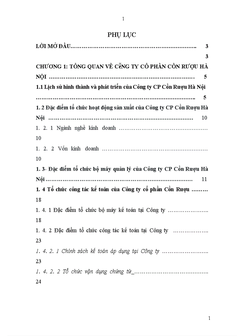 image for page Hoàn thiện kế toán tiêu thụ sản phẩm tại Công ty cổ phần Cồn Rượu Hà Nội 1