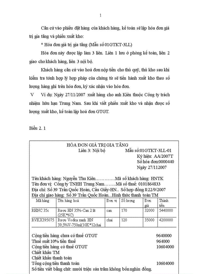image for page Hoàn thiện kế toán tiêu thụ sản phẩm tại Công ty cổ phần Cồn Rượu Hà Nội 1