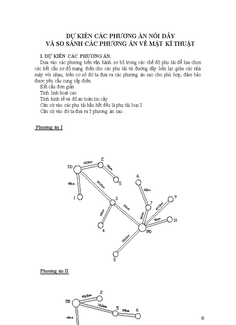 image for page Dự kiến các phương án nối dây 1