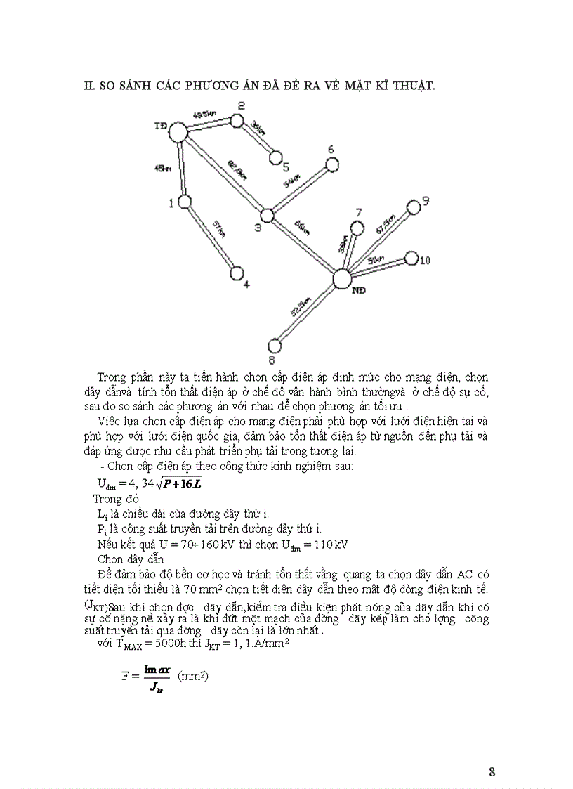 image for page Dự kiến các phương án nối dây 1