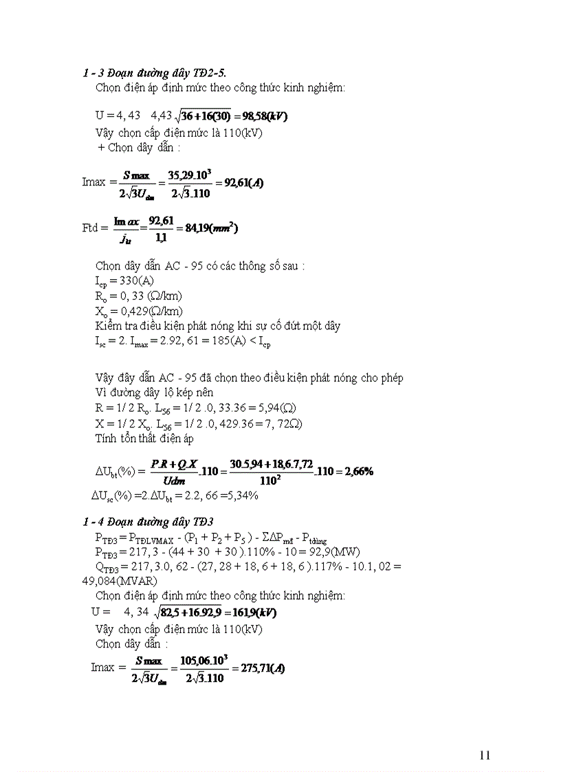 image for page Dự kiến các phương án nối dây 1