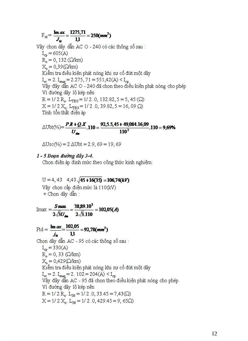 image for page Dự kiến các phương án nối dây 1