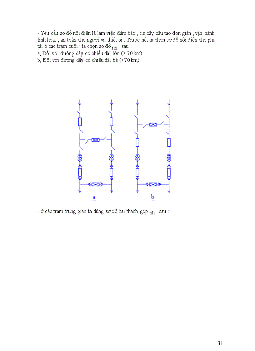 image for page Dự kiến các phương án nối dây 1