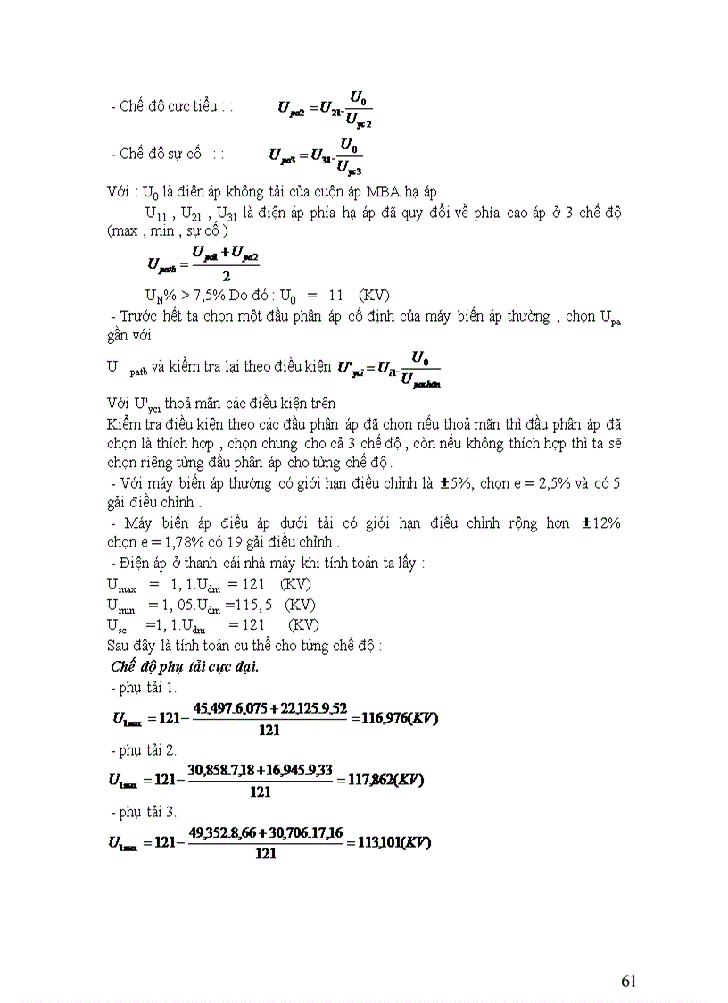 image for page Dự kiến các phương án nối dây 1