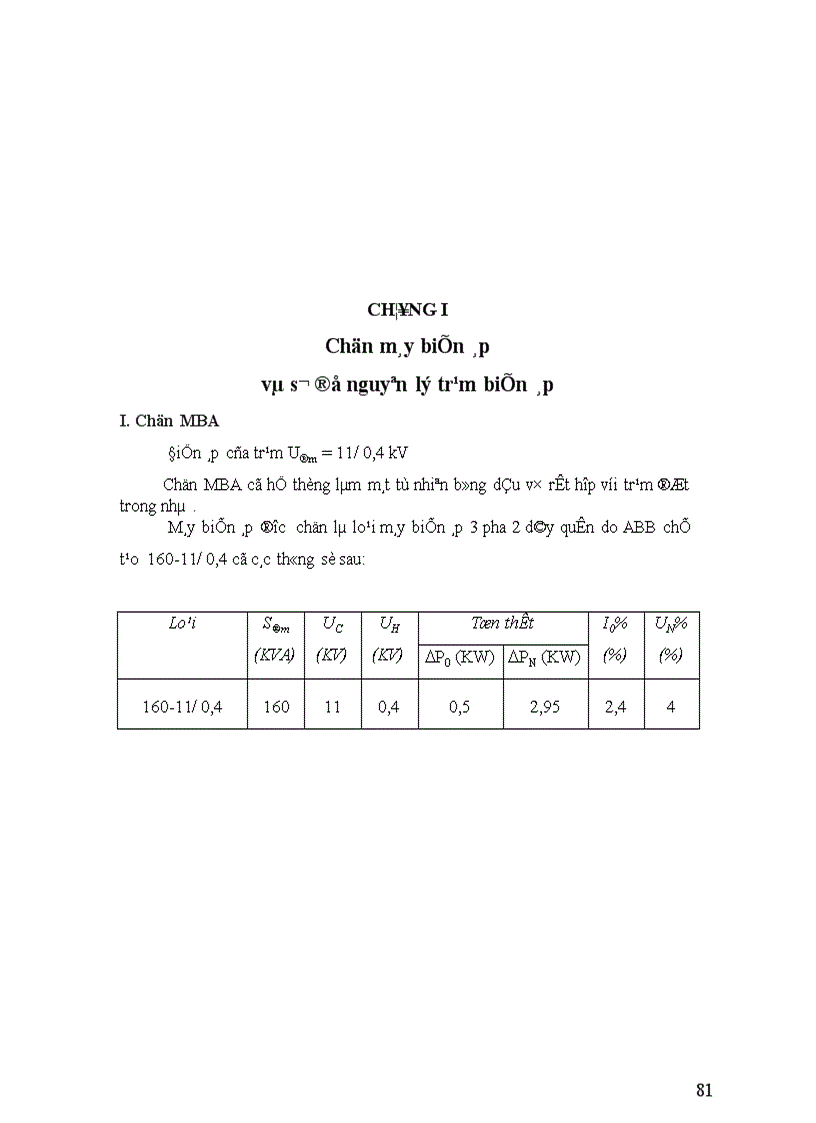 image for page Dự kiến các phương án nối dây 1
