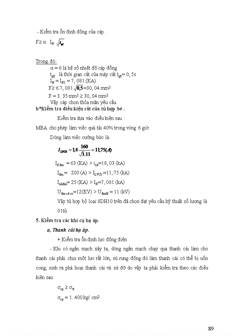 image for page Dự kiến các phương án nối dây 1