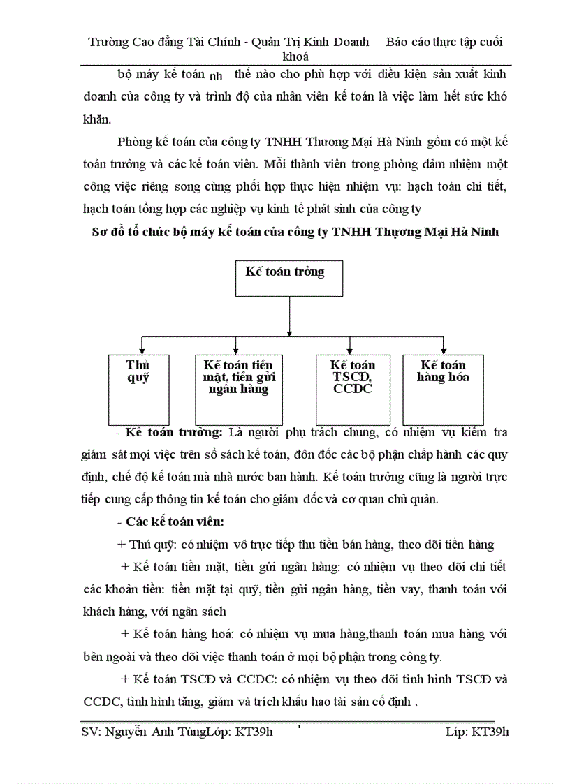 image for page Tổ chức công tác kế toán tiêu thụ hàng hoá và xác định kết quả tiêu thụ hàng hoá của Cty TNHH Thưong Mại Hà Ninh 1