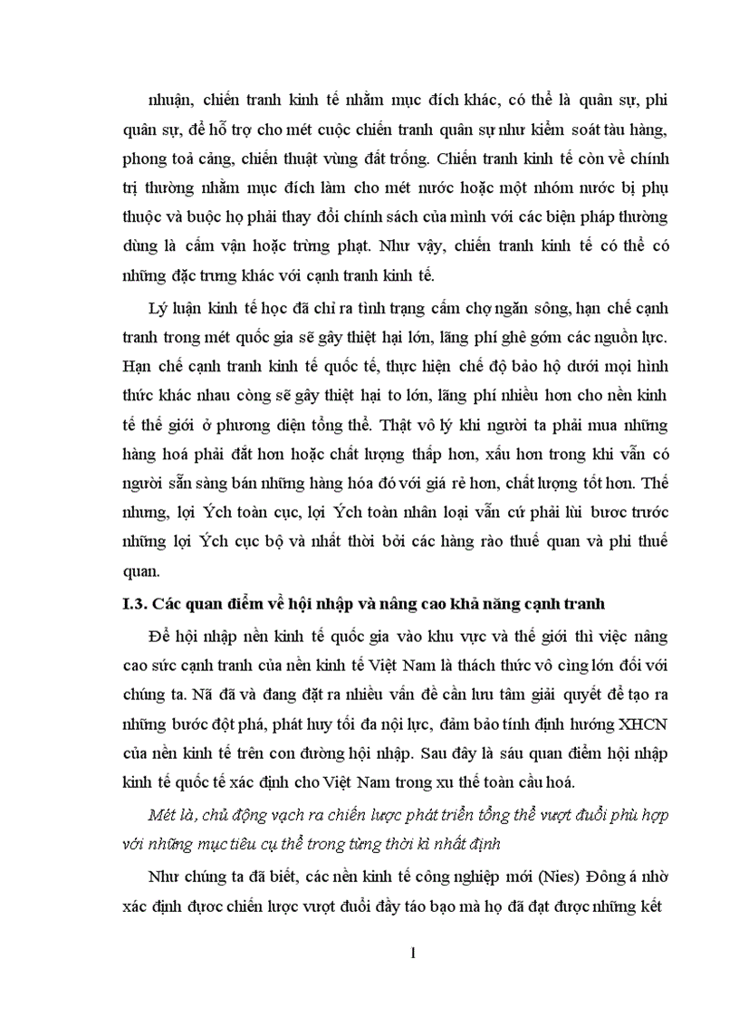 image for page Nâng cao năng lực cạnh tranh của nền kinh tế để hội nhập có hiệu quả 1