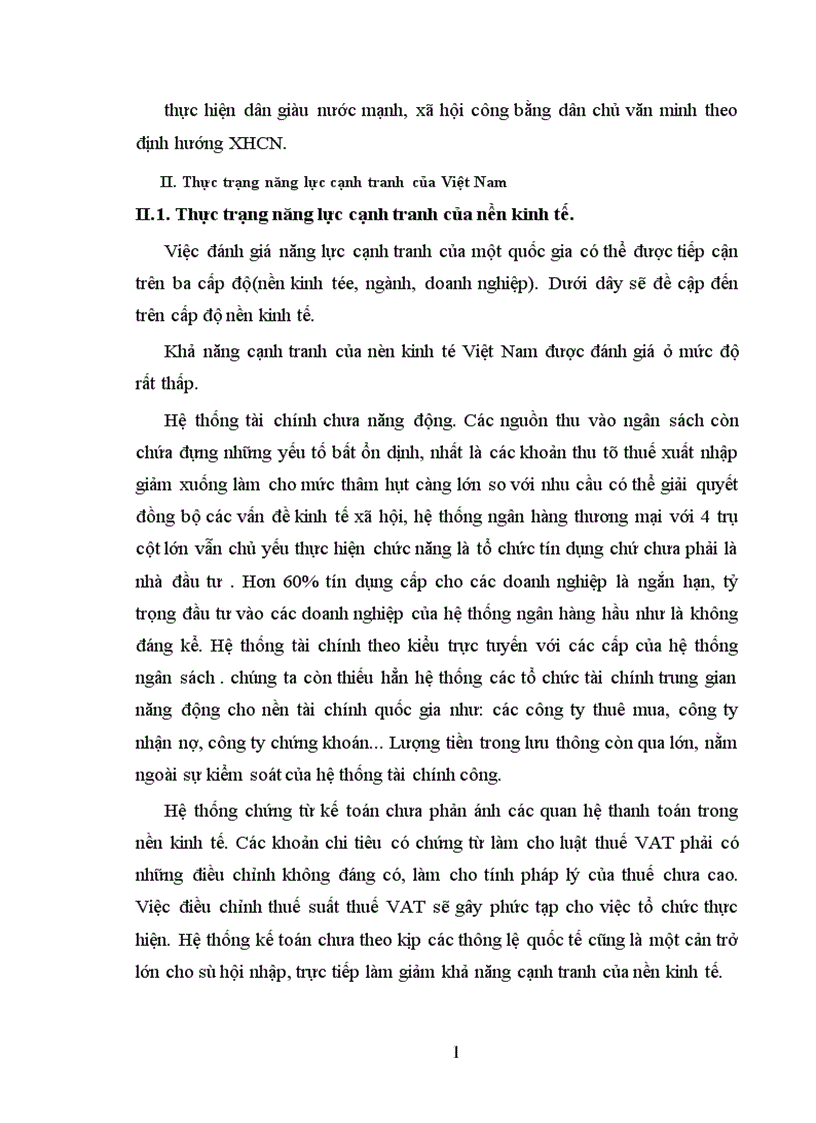 image for page Nâng cao năng lực cạnh tranh của nền kinh tế để hội nhập có hiệu quả 1
