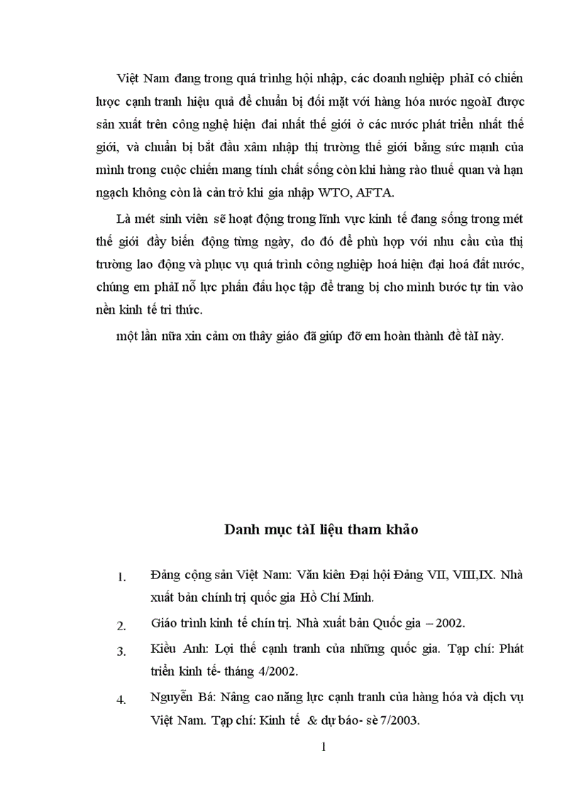 image for page Nâng cao năng lực cạnh tranh của nền kinh tế để hội nhập có hiệu quả 1