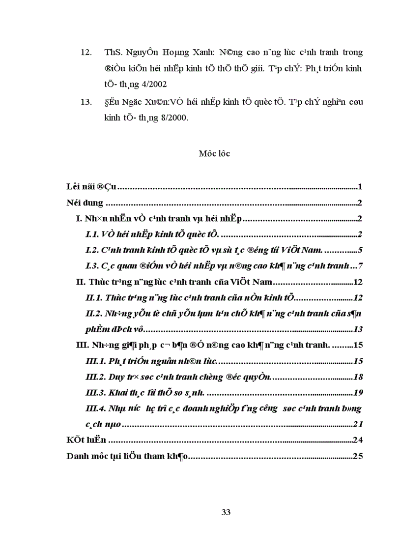 image for page Nâng cao năng lực cạnh tranh của nền kinh tế để hội nhập có hiệu quả 1