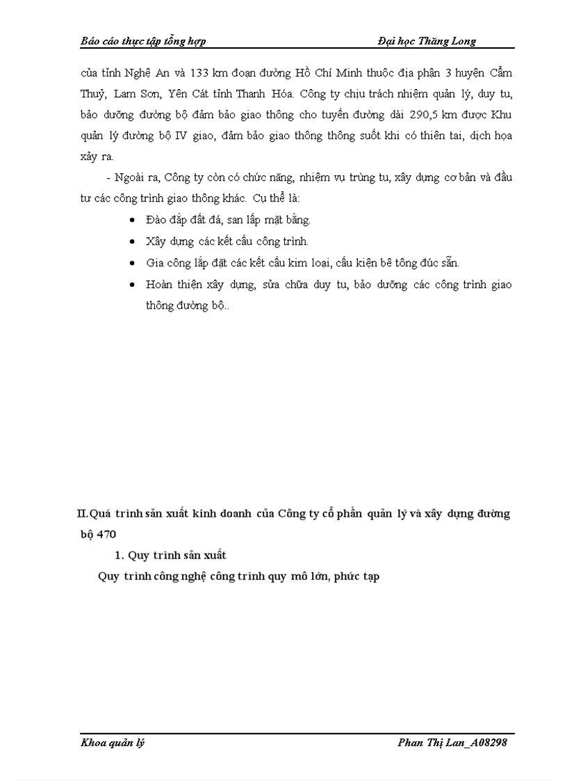 image for page Báo cáo thực tập tổng hợp tại Công ty cổ phần quản lý và xây dựng đường bộ 470