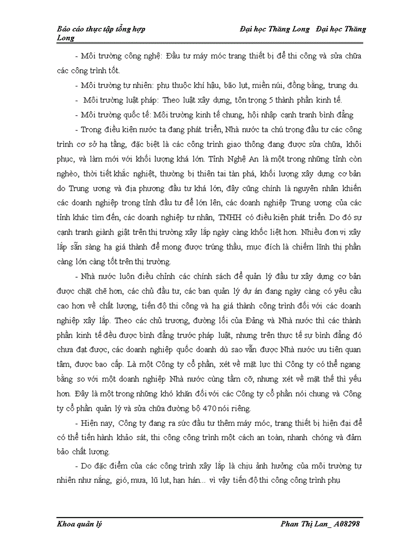image for page Báo cáo thực tập tổng hợp tại Công ty cổ phần quản lý và xây dựng đường bộ 470
