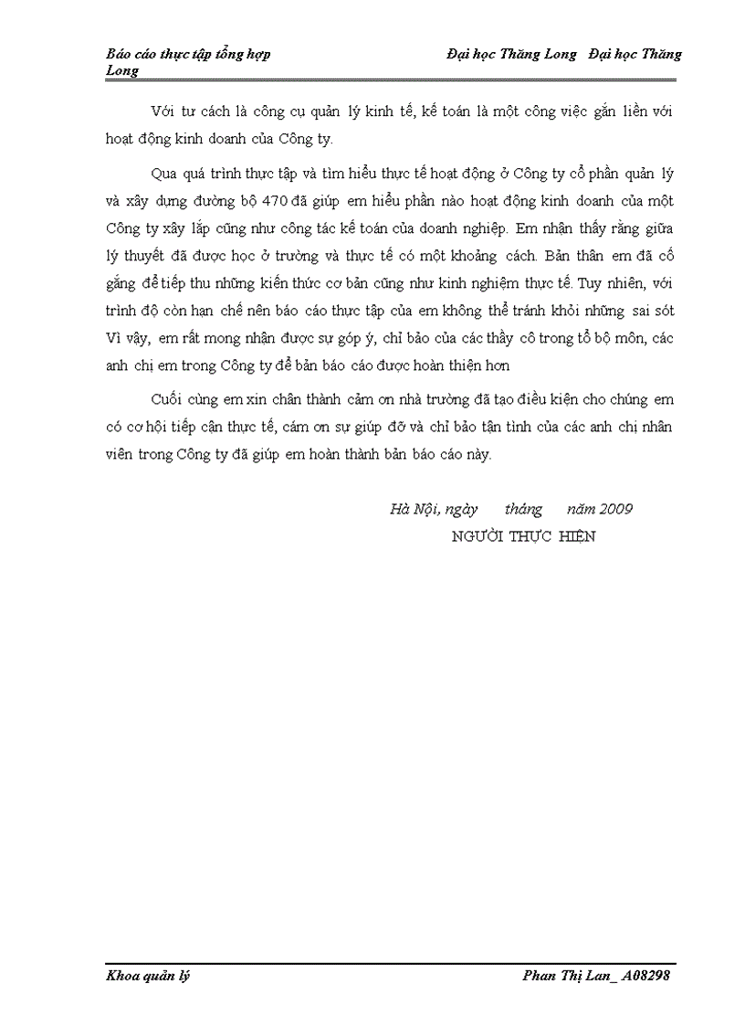 image for page Báo cáo thực tập tổng hợp tại Công ty cổ phần quản lý và xây dựng đường bộ 470