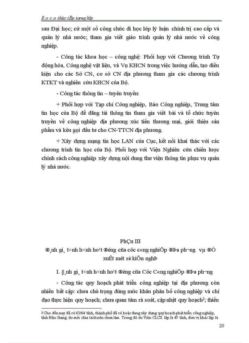 image for page Tình hình hoạt động của cục công nghiệp địa phương bộ công nghiệp I