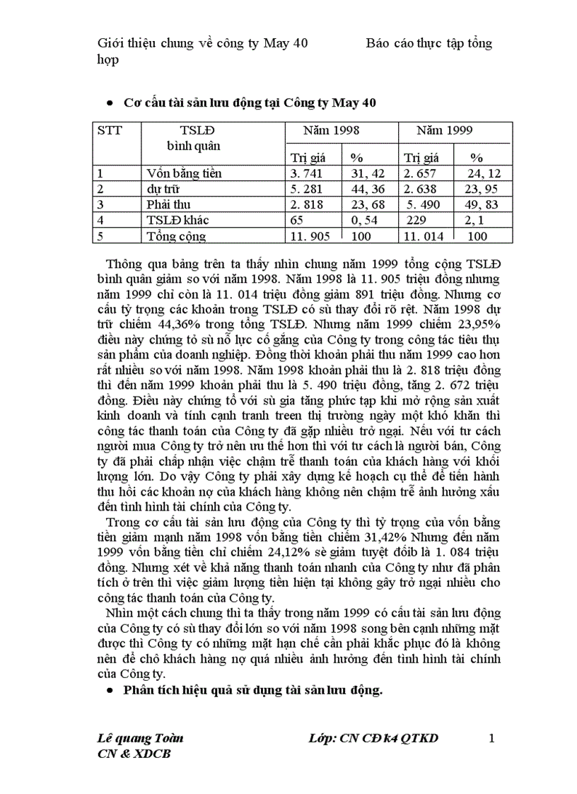 image for page Báo cáo thực tập tổng hợp tại công ty may 40