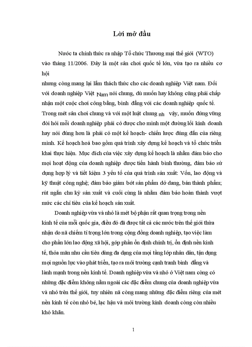 image for page Kế hoạch vốn kinh doanh của doanh nghiệp vừa và nhỏ Việt Nam trong nền kinh tế thị trường 1