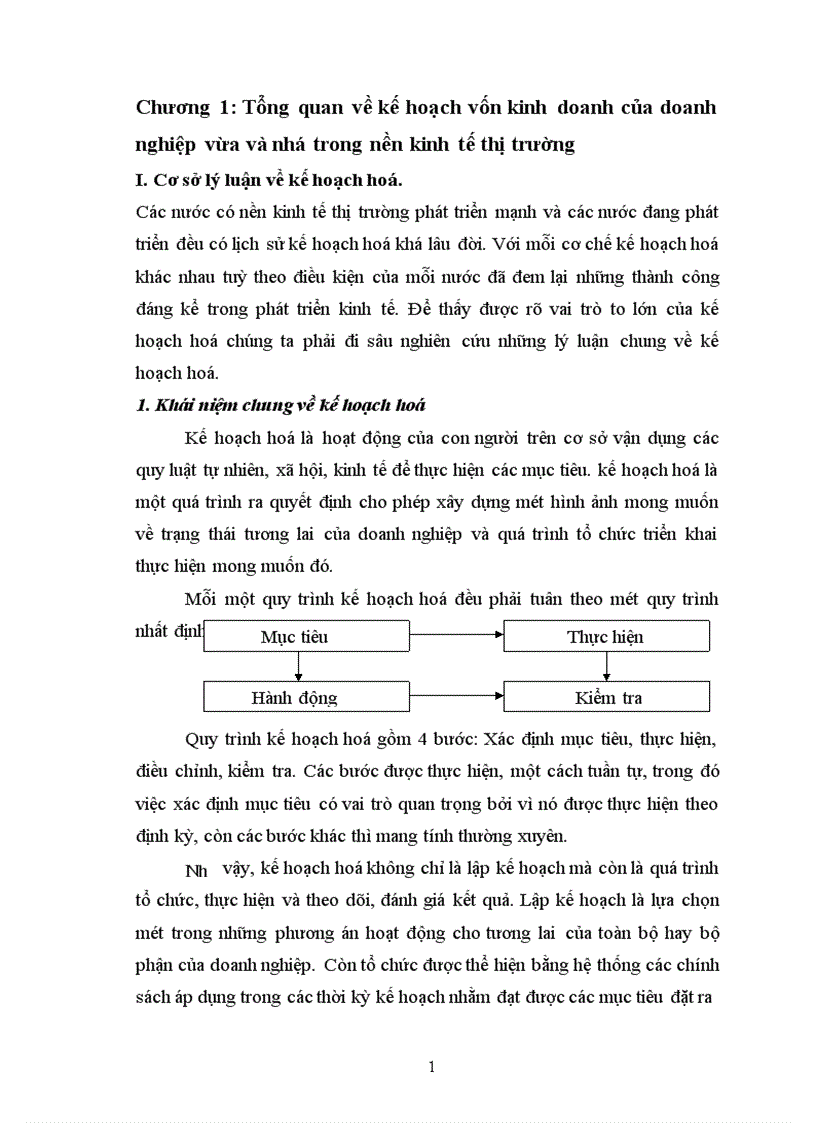 image for page Kế hoạch vốn kinh doanh của doanh nghiệp vừa và nhỏ Việt Nam trong nền kinh tế thị trường 1