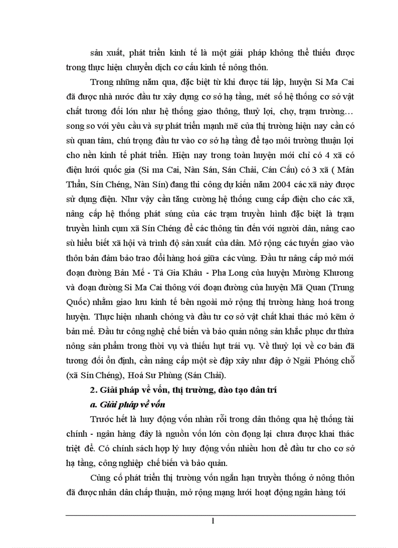 image for page Một số vấn đề chuyển dịch cơ cấu kinh tế nông thôn ở huyện Si Ma Cai 1