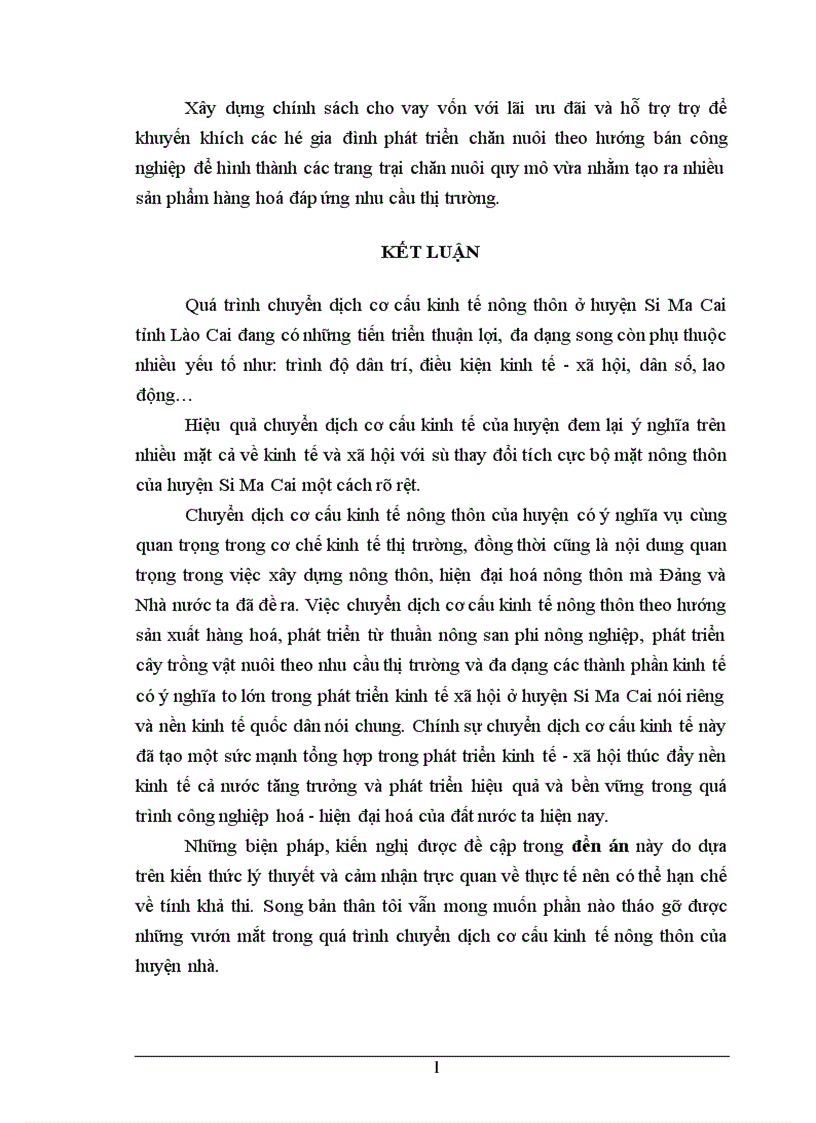 image for page Một số vấn đề chuyển dịch cơ cấu kinh tế nông thôn ở huyện Si Ma Cai 1