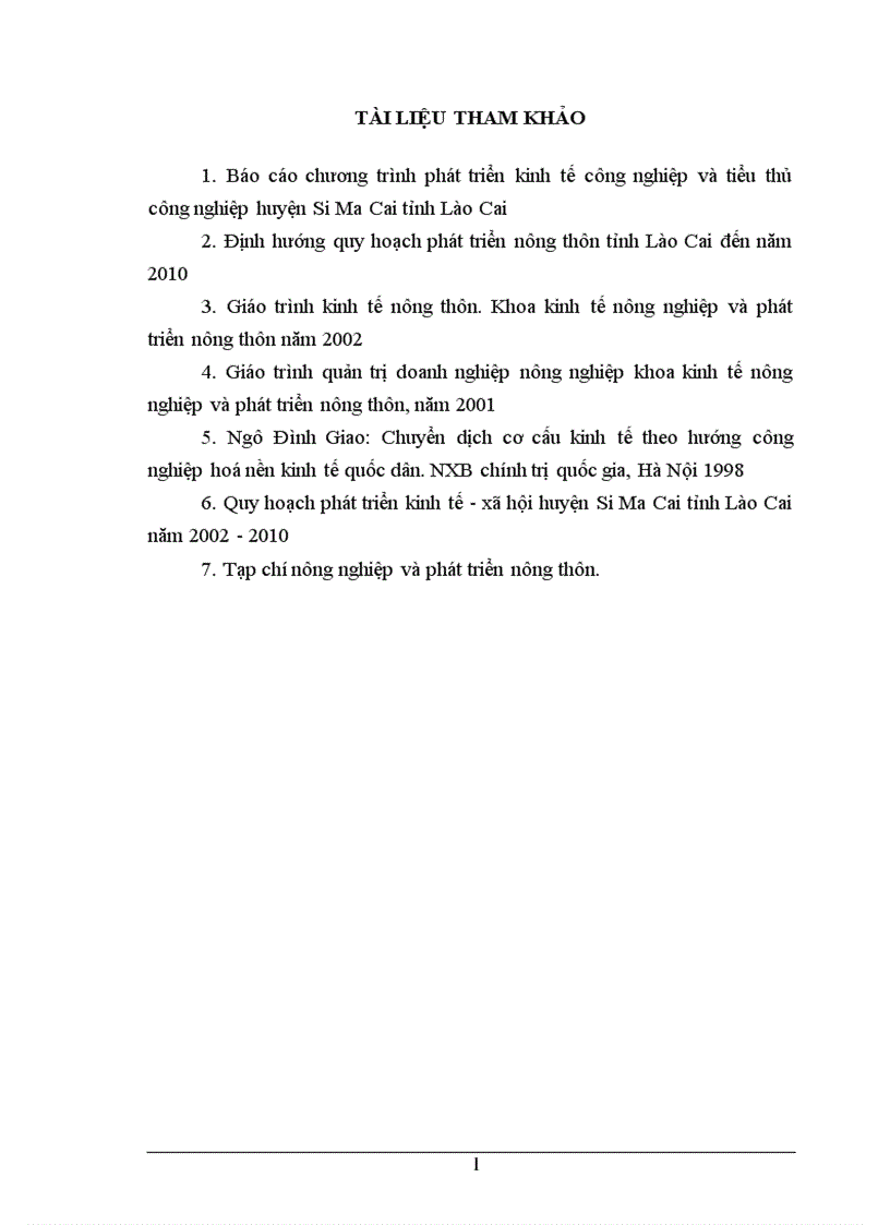 image for page Một số vấn đề chuyển dịch cơ cấu kinh tế nông thôn ở huyện Si Ma Cai 1