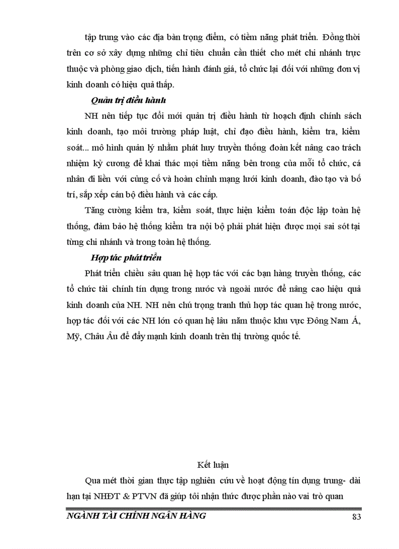 image for page Một số giải pháp và kiến nghị nhằm nâng cao hiệu quả tín dụng trung dài hạn tại Ngân hàng Đầu Tư và Phát Triển Việt Nam