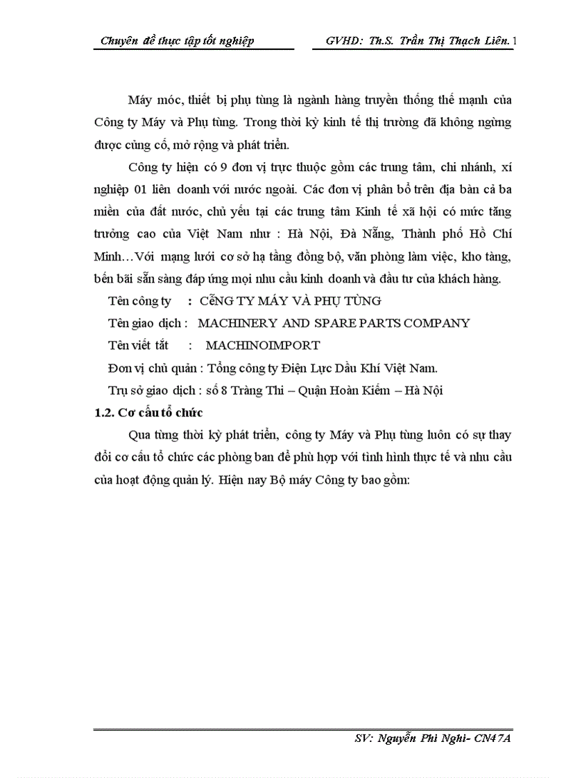 image for page Nâng cao hiệu quả hoạt động nhập khẩu tại công ty Máy và Phụ Tùng