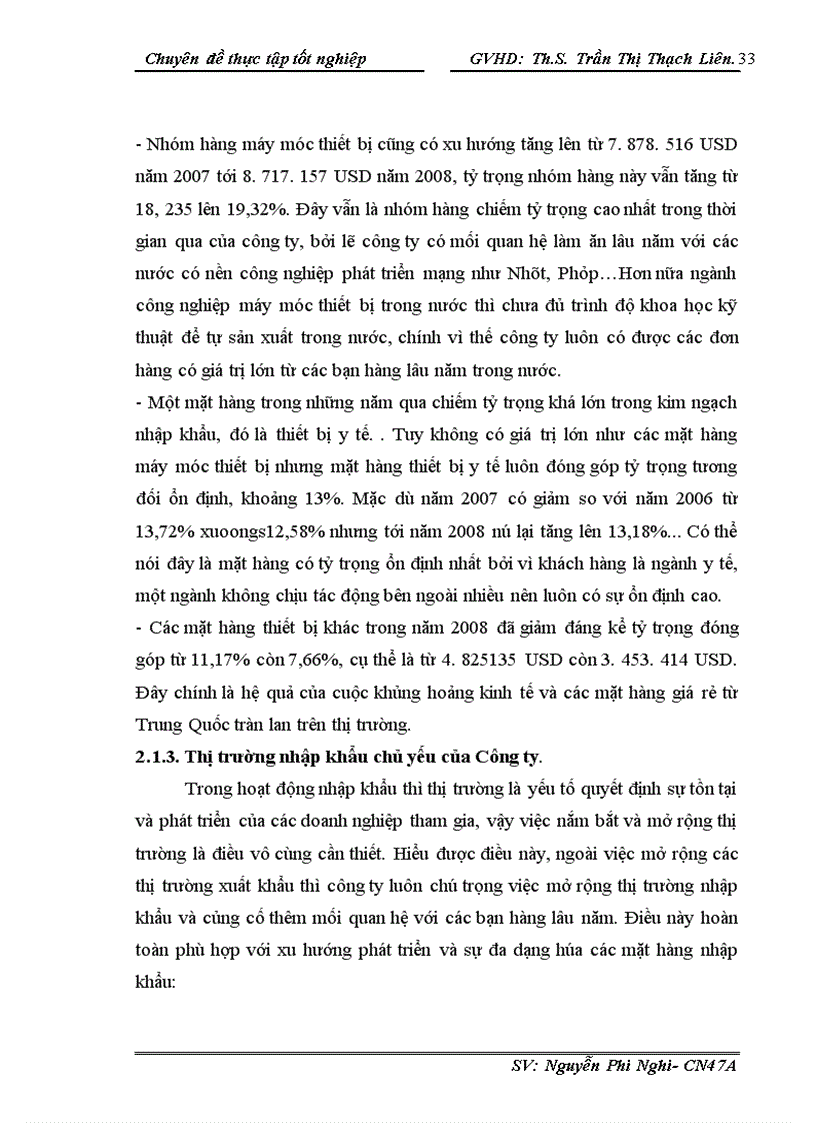 image for page Nâng cao hiệu quả hoạt động nhập khẩu tại công ty Máy và Phụ Tùng