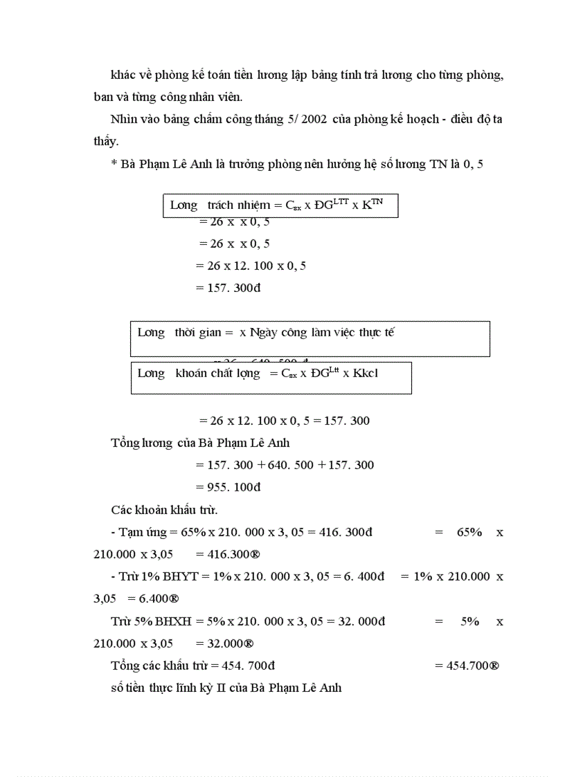 image for page Tổ chức công tác kế toán tiền lương và các khoảng trích theo lương tại Công ty xây dựng số 2 Thăng Long 1