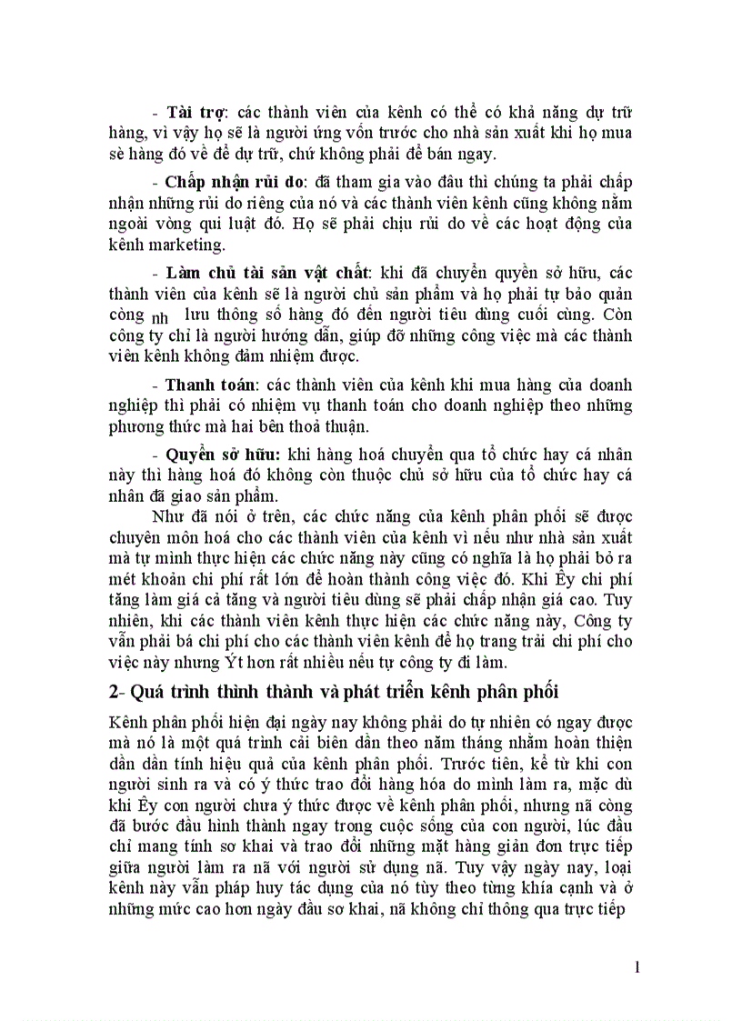 image for page Hoàn thiện hệ thống kênh phân phối của công ty Bia Hà Nội