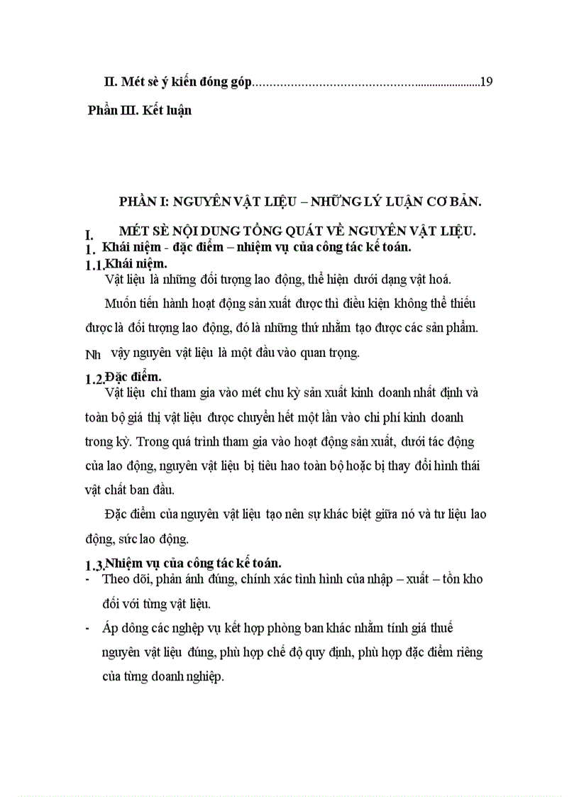 image for page Nguyên vật liệu và một số ý kiến nhằm hoàn thiện kế toán về nguyên vật liệu 1
