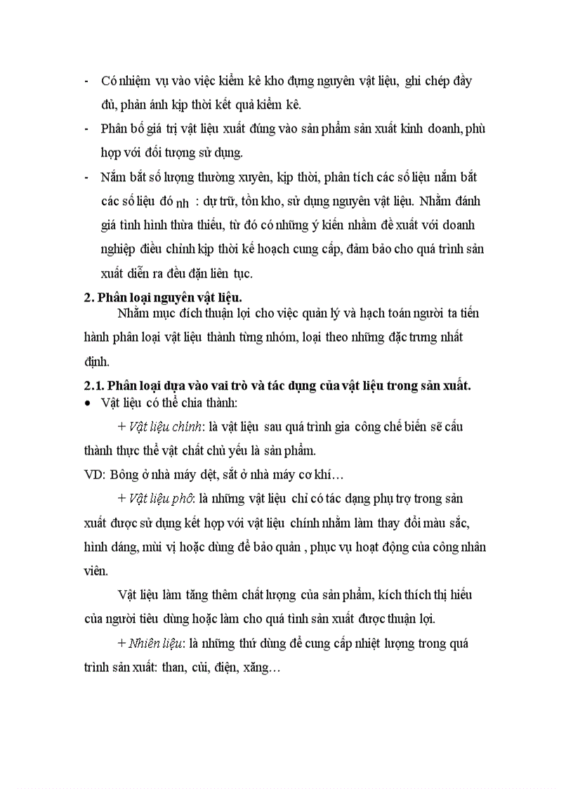 image for page Nguyên vật liệu và một số ý kiến nhằm hoàn thiện kế toán về nguyên vật liệu 1