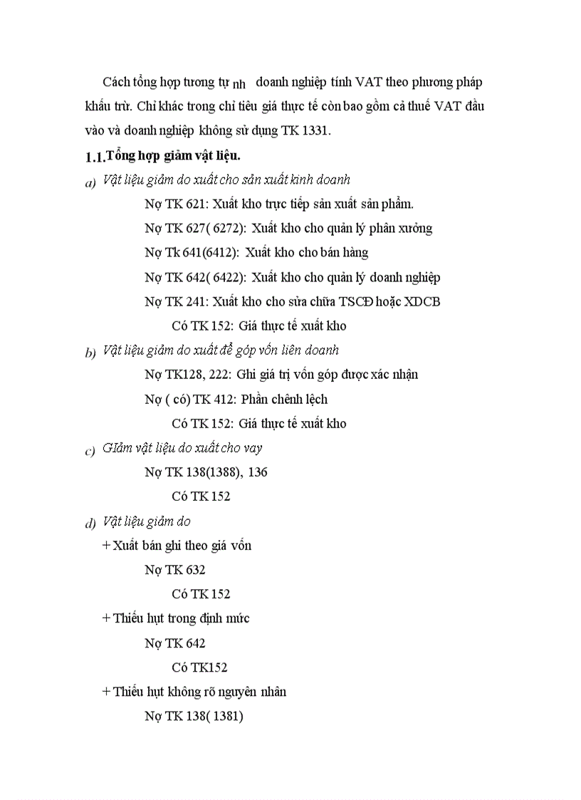 image for page Nguyên vật liệu và một số ý kiến nhằm hoàn thiện kế toán về nguyên vật liệu 1