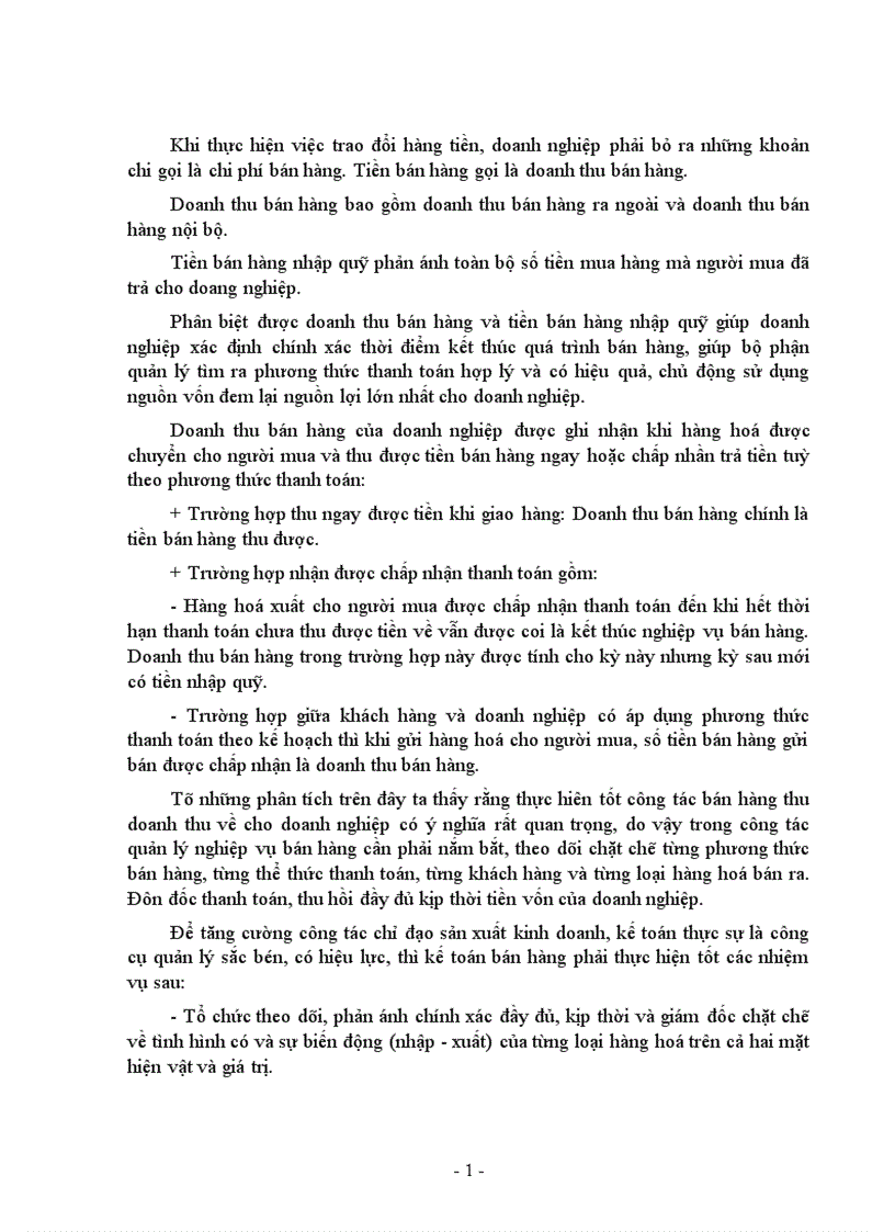 image for page Tổ chức kế toán bán hàng và xác định kết quả tại công ty TNHH Nam Tùng 1