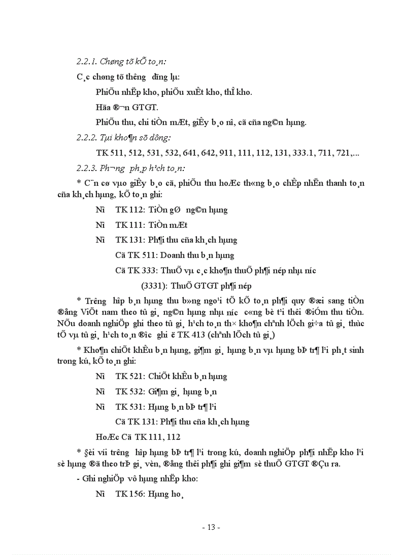 image for page Tổ chức kế toán bán hàng và xác định kết quả tại công ty TNHH Nam Tùng 1