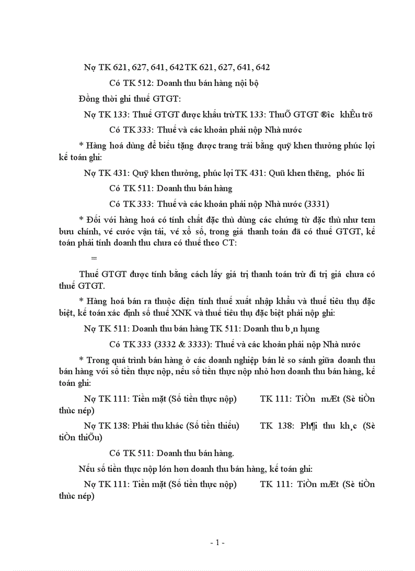 image for page Tổ chức kế toán bán hàng và xác định kết quả tại công ty TNHH Nam Tùng 1