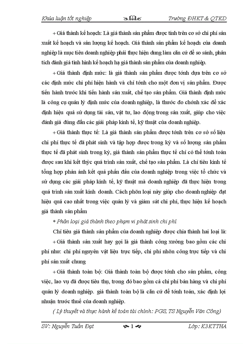 image for page Kế toán tập hợp chi phí sản xuất và tính giá thành sản phẩm tại công ty TNHH Hoàng Mấm