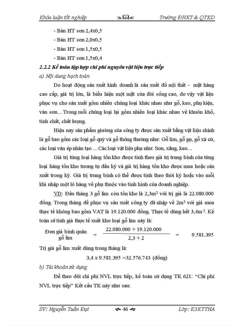 image for page Kế toán tập hợp chi phí sản xuất và tính giá thành sản phẩm tại công ty TNHH Hoàng Mấm