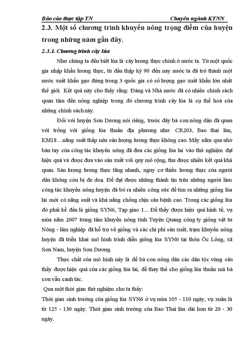 image for page Thực trạng và một số giải pháp nhằm nâng cao hiệu quả của hoạt động khuyến nông trên địa bàn huyện Sơn Dương