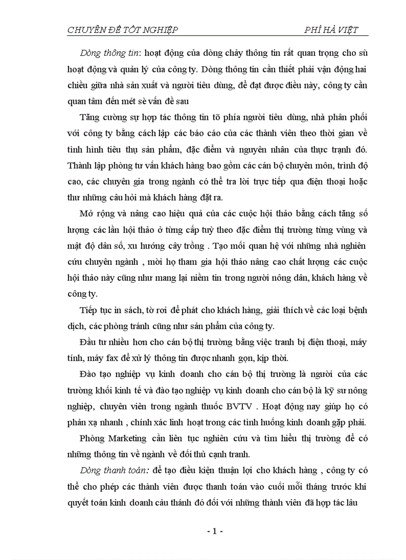 image for page Thực trạng và một số giải pháp nhằm hoàn thiện hệ thống phân phối tại công ty cổ phần vật tư BVTV Hoà Bình 1