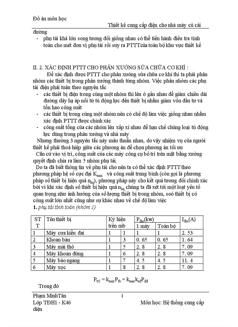 image for page Thiết kế cung cấp điện cho nhà máy củ cải đường 1