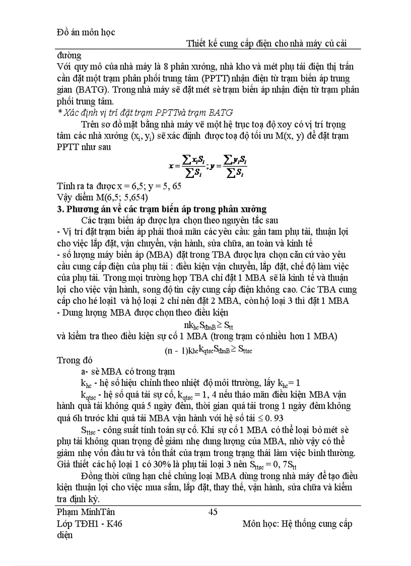 image for page Thiết kế cung cấp điện cho nhà máy củ cải đường 1
