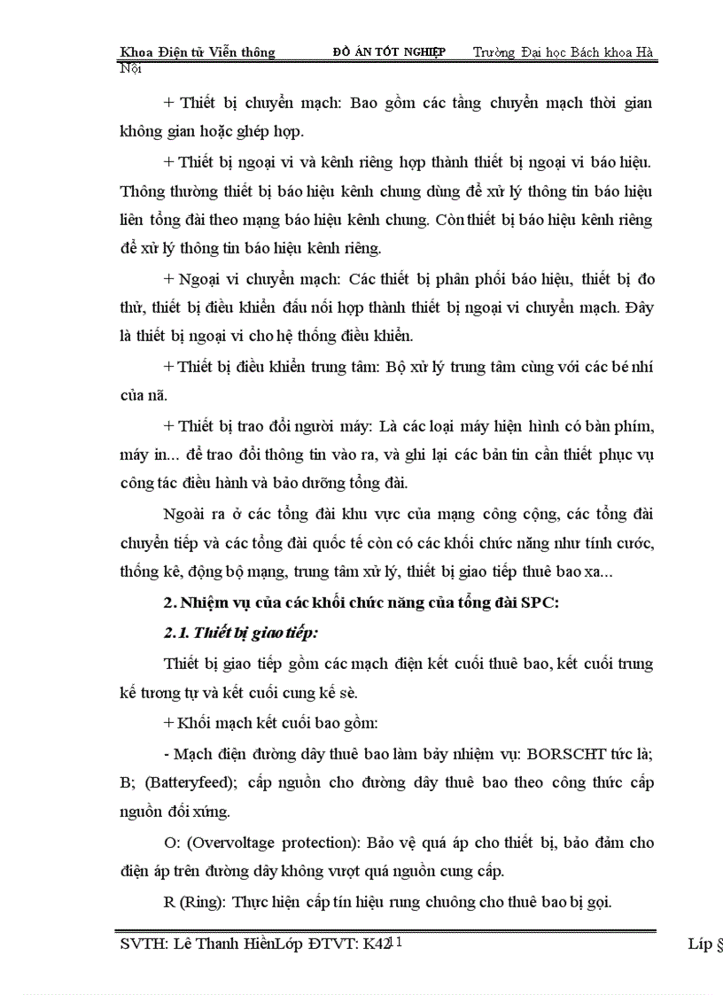 image for page Nghiên cứu tổng đài điện tử SPC