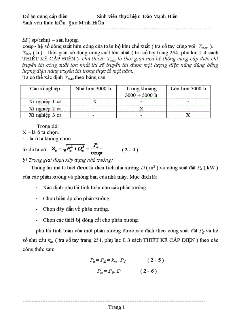 image for page Thiết kế hệ thống cung cấp điện cho nhà máy cơ khí địa phương 1